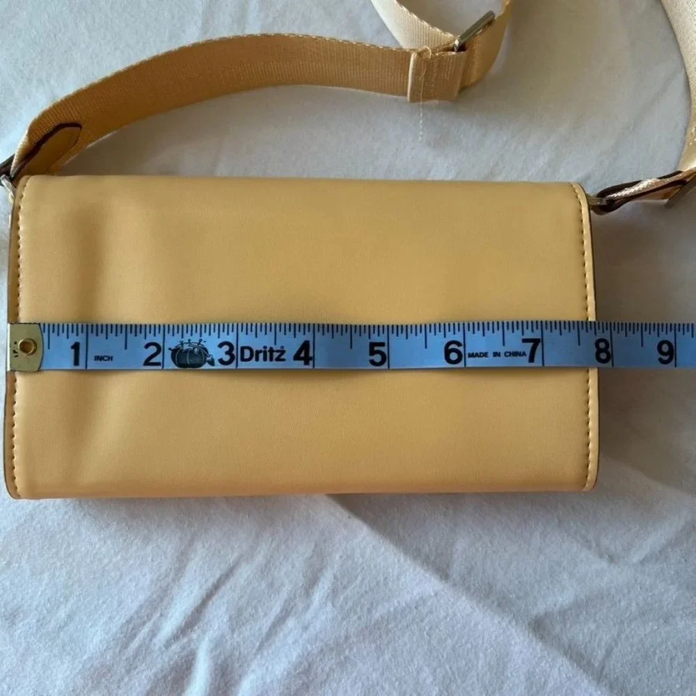 Peach Crossbody Bag Small Adjustable Strap Snap Closure A new day‎